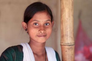 girl looking at camera