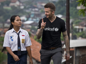 Man walking and talking to a girl